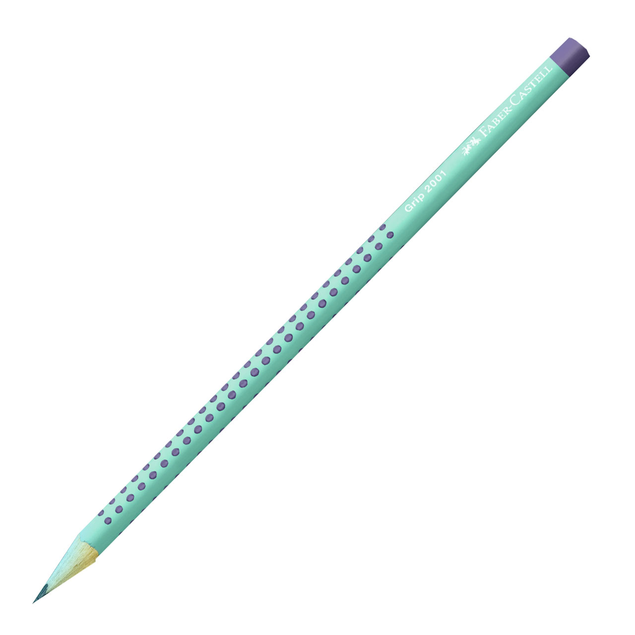 Creion Grafit B Grip 2001 Flow Albastru-turcoaz Faber-castell