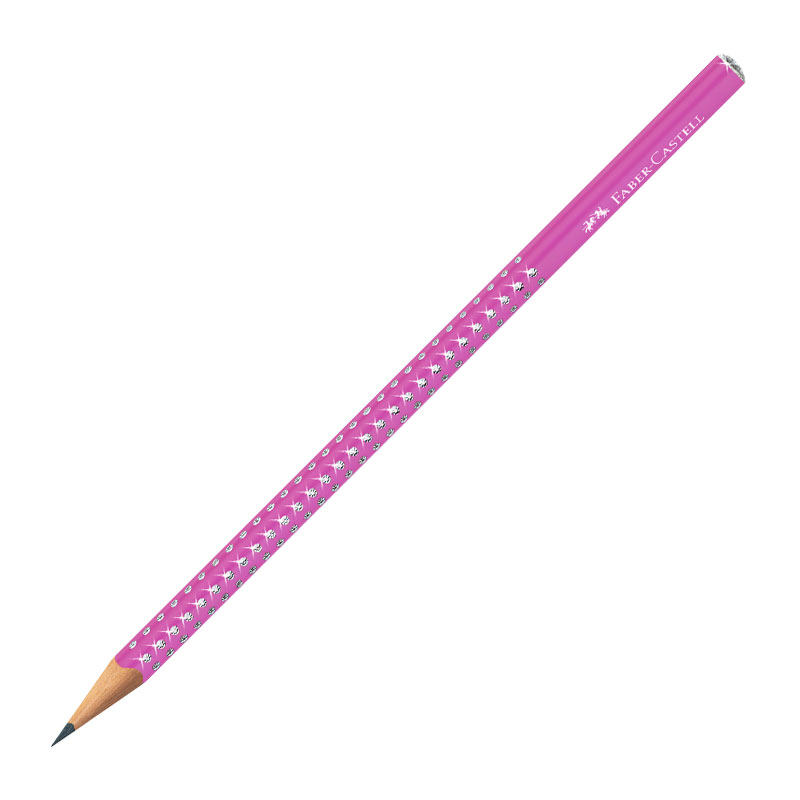 Creion Grafit B Sparkle Electric Fuchsia 2026 Faber-castell