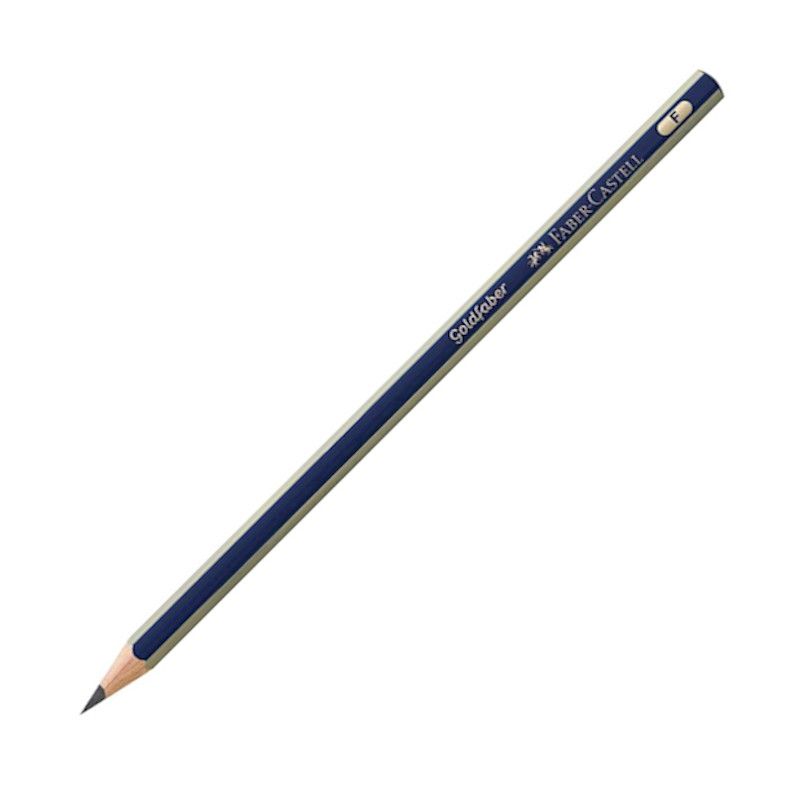 Creion Grafit F Fara Guma Goldfaber 1221 Faber-castell