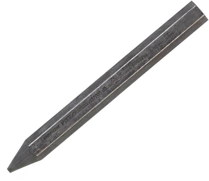 Creion Grafit Fara Lemn Gros 6B Pitt Monochrome Faber-castell