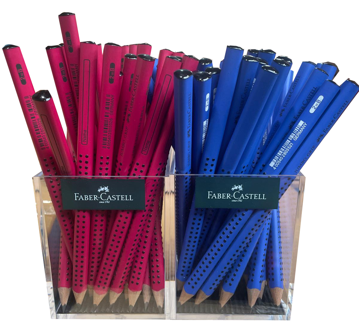 Display 72 Creioane Grafit Jumbo Grip Faber-castell