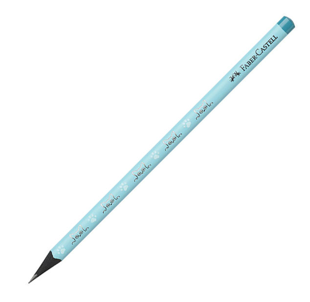 Creion Grafit Lemn Negru Pisici Faber-castell