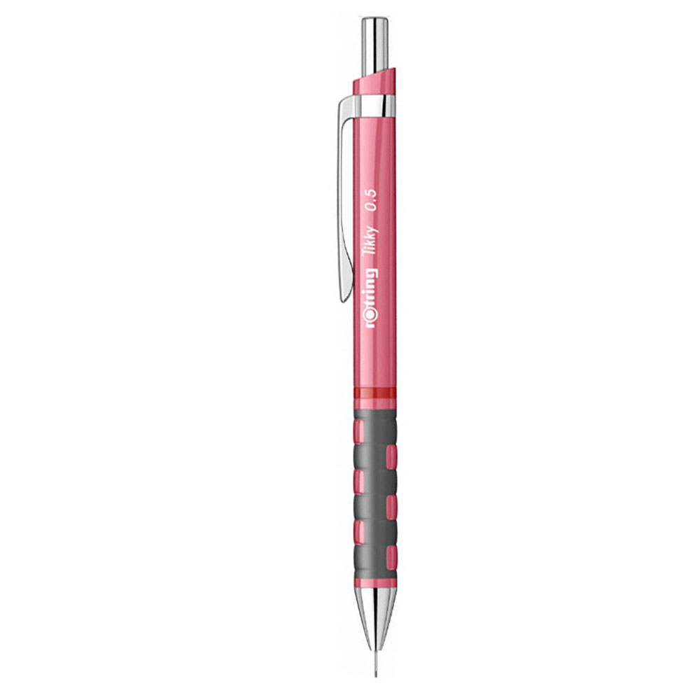 Creion Mecanic 0.5MM Tikky 3 Roz Sidefat Rotring