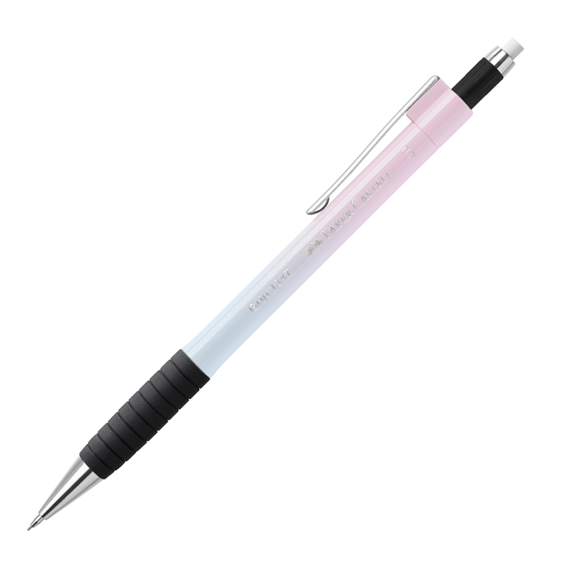 Creion Mecanic 0.7 Mm Bleu-roz Grip 1347 Flow Faber-castell