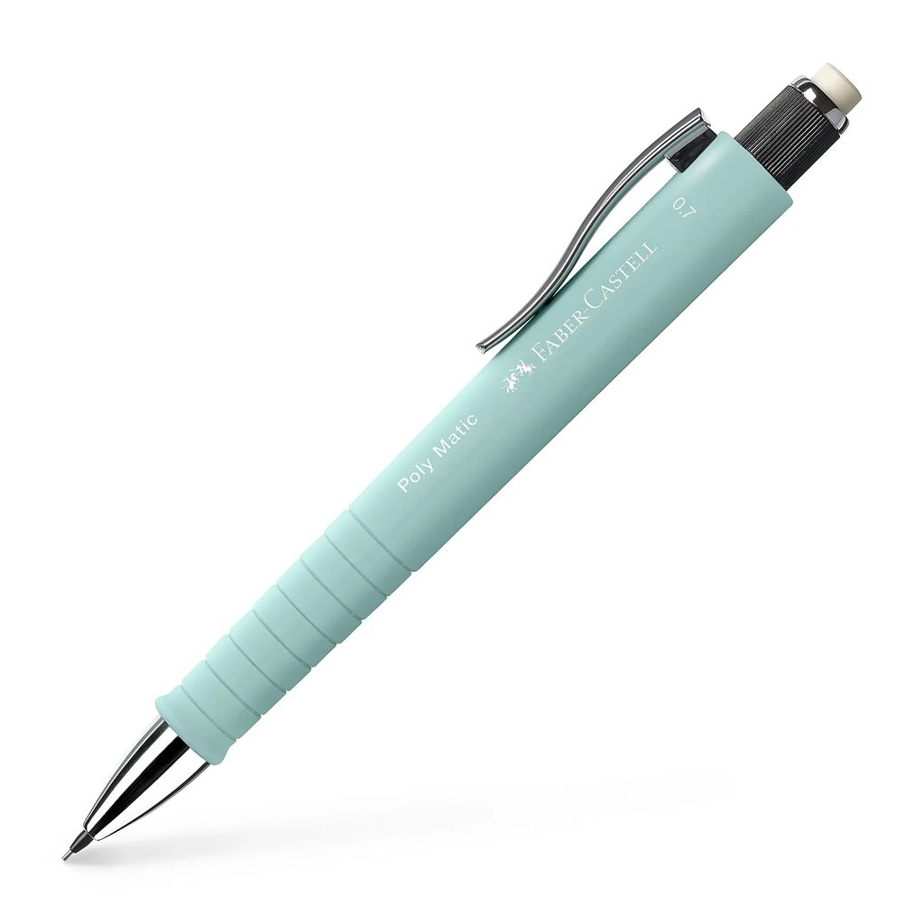 Creion Mecanic 0.7MM Poly Matic Bleu Caraibe Faber-castell