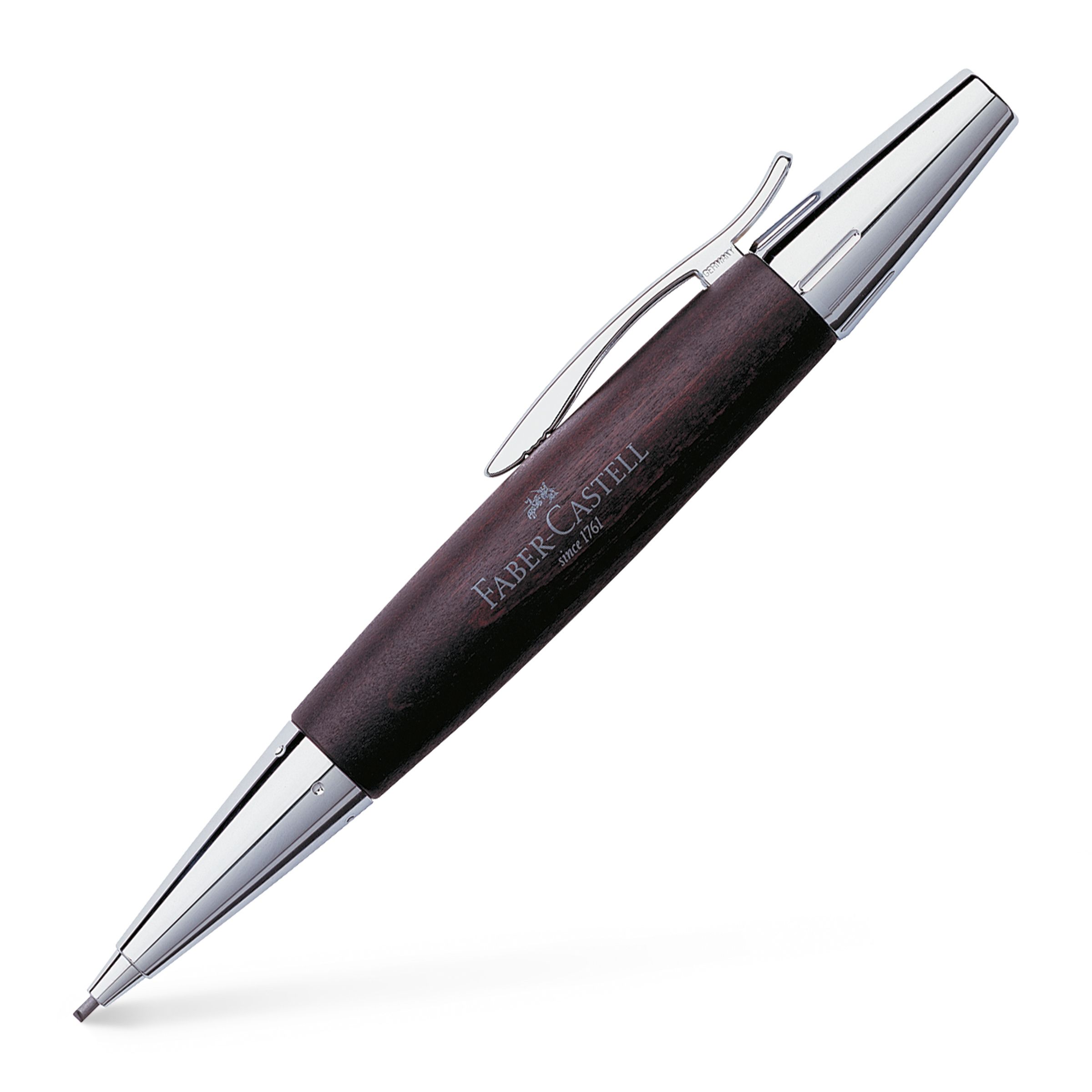 Creion Mecanic 1.4 Mm E-motion Pearwood/Maro Inchis Faber-castell