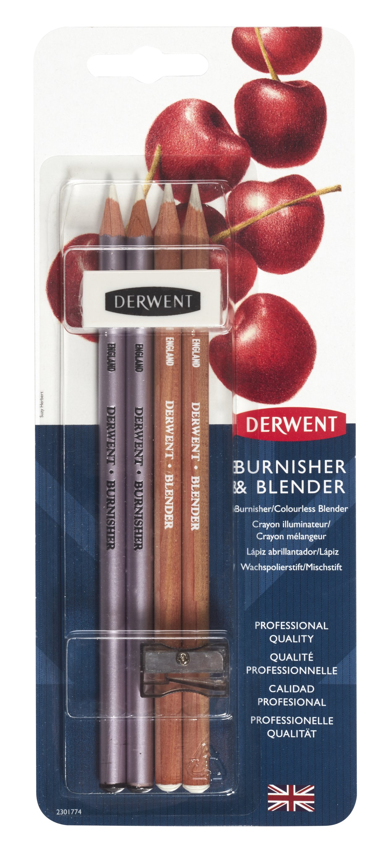 Creion Pentru Amestec Si Finisaj Alb 2/Set Derwent Academy Professional