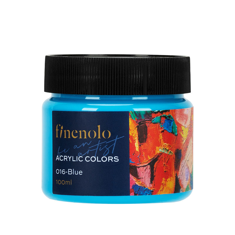 Culori Acrilice 100ML Albastru Finenolo Deli