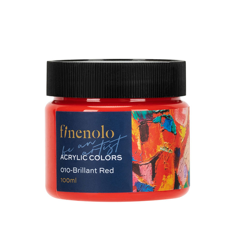 Culori Acrilice 100ML Rosu Finenolo Deli