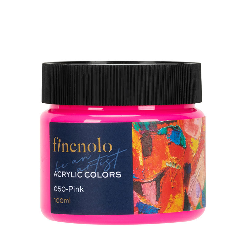 Culori Acrilice 100ML Roz Finenolo Deli