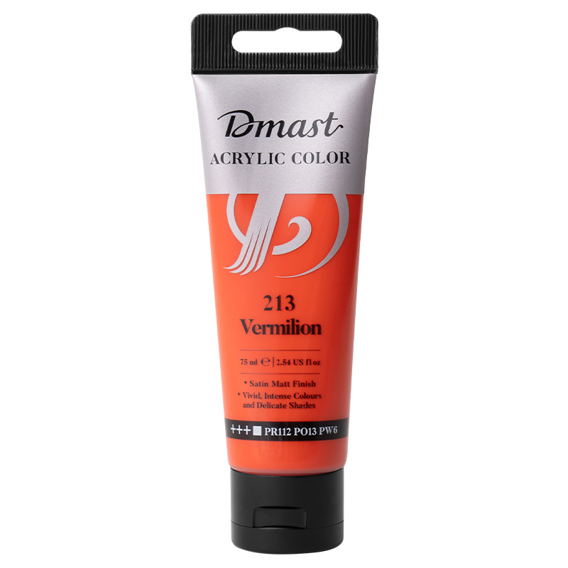 Culori Acrilice Profesionale 75ML Portocaliu Intens 213 Dmast By Pebeo