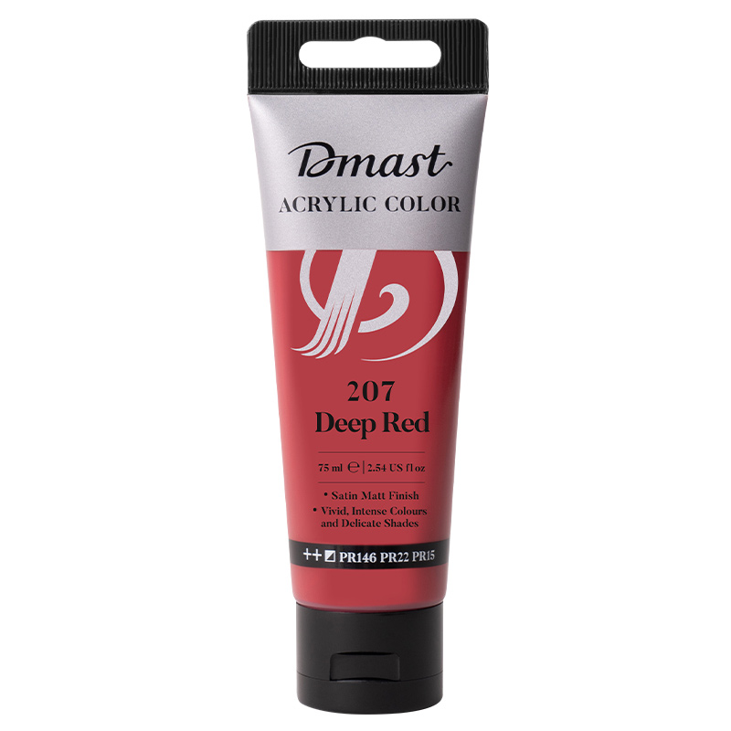 Culori Acrilice Profesionale 75ML Rosu Intens 207 Dmast By Pebeo