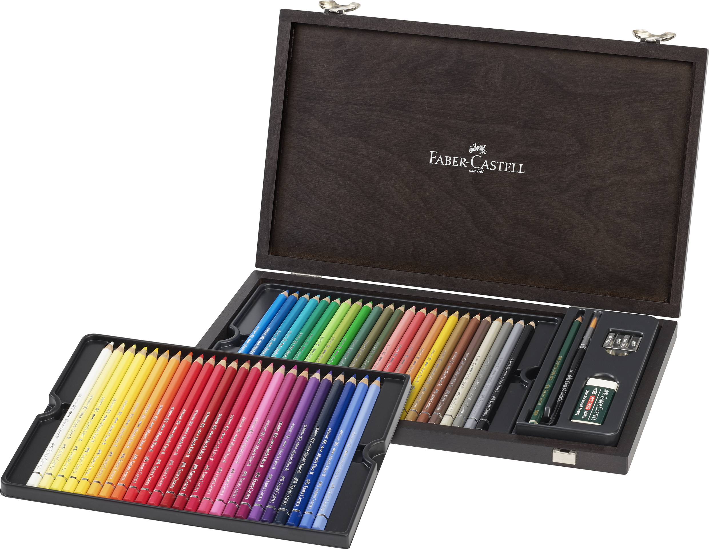 Cutie Lemn 48 Bucati Creioane Acuarela Albrecht Durer Faber-castell