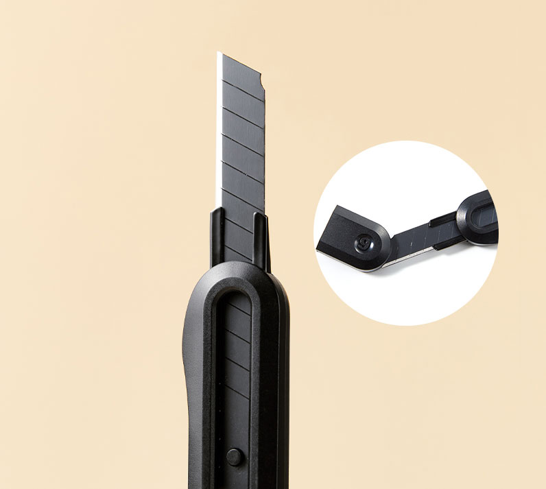Cutter mic cu sina lama neagra 60grade negru nusign deli [1]