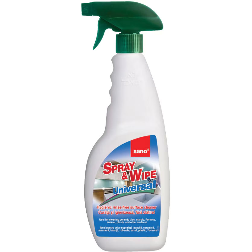 Detergent Multisuprafete Fara Clatire Cu Pulverizator 750ML Sano Spark