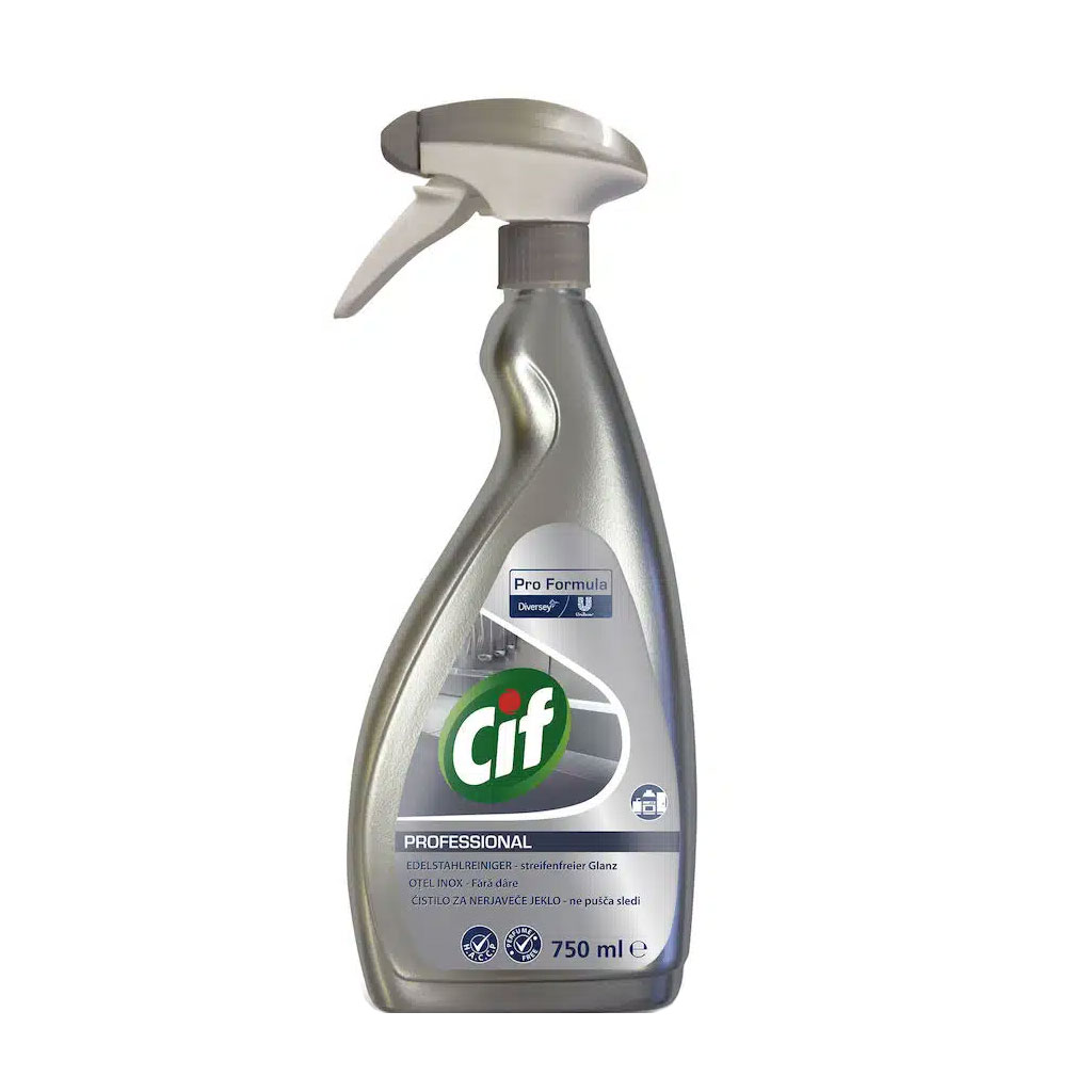 Detergent Pentru Inox 750ML Cu Pulverizator Cif Pro