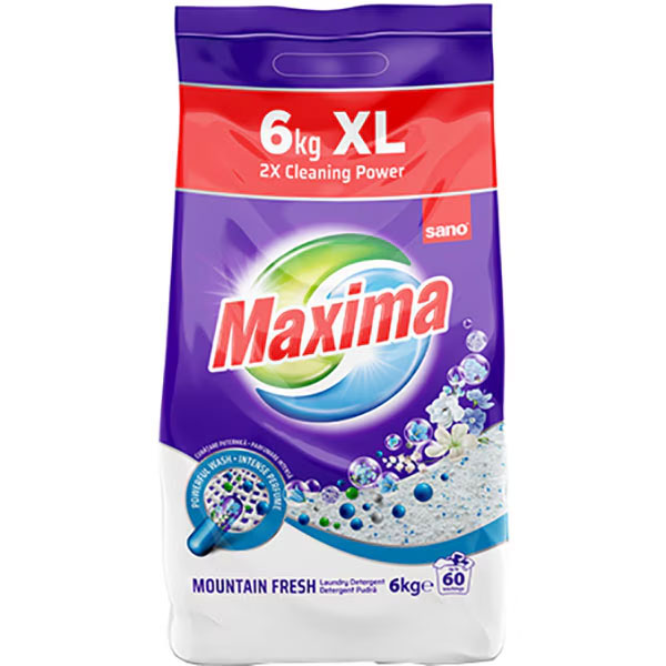 Detergent Rufe Automat 6KG Mountain Fresh Sano Maxima