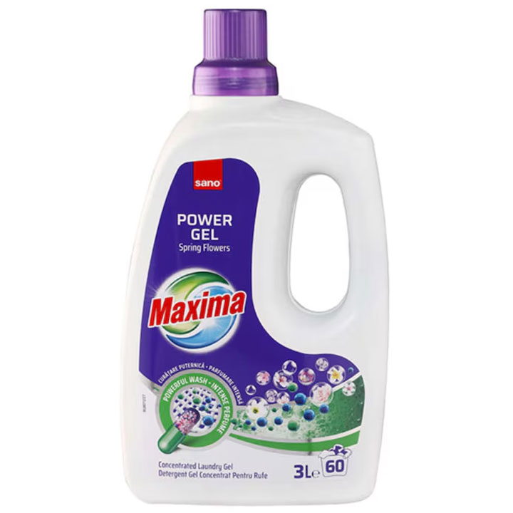 Detergent Rufe Lichid Spring Flowers 3L Sano Maxima