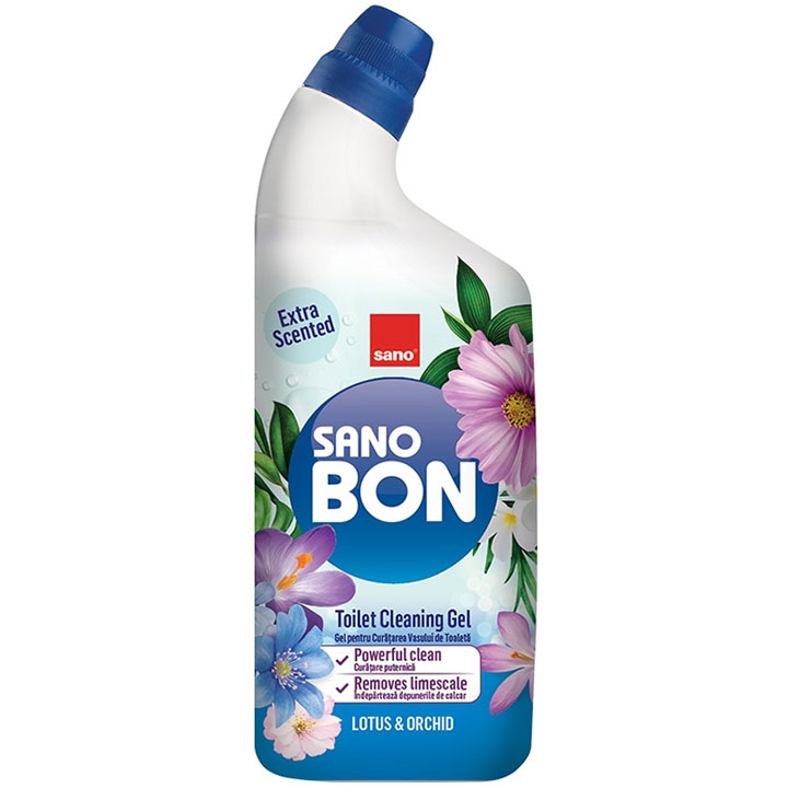 Detergent Toaleta Lotus & Orhidee 750ML Sano Bon