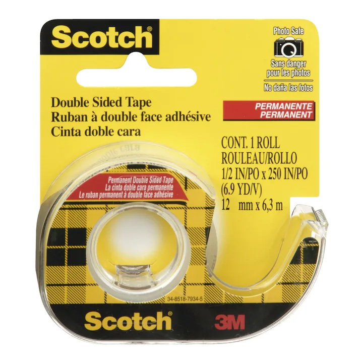 Dispenser Cu Banda Dublu Adeziva 12MM*6.3M Scotch 3M