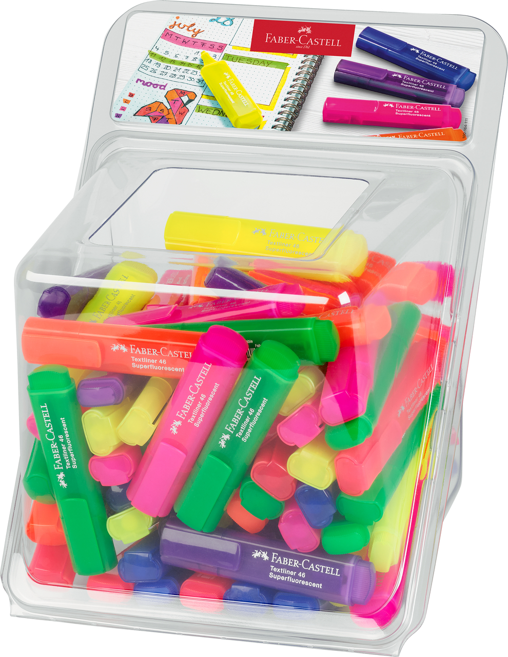 Display 100 Textmarkere Superfluorescente Faber-castell