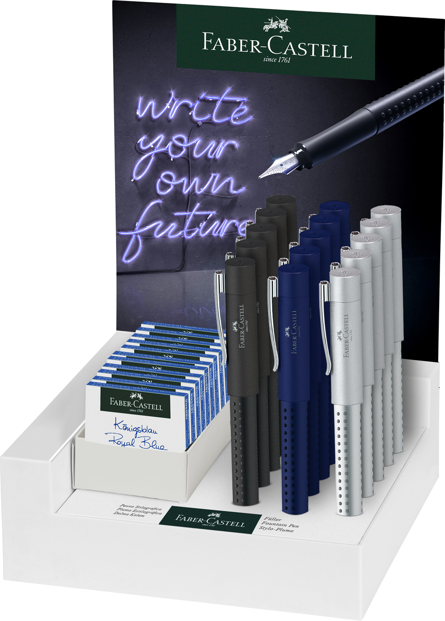 Display 15 Buc Stilou Grip 2011 M 2022 Faber-castell
