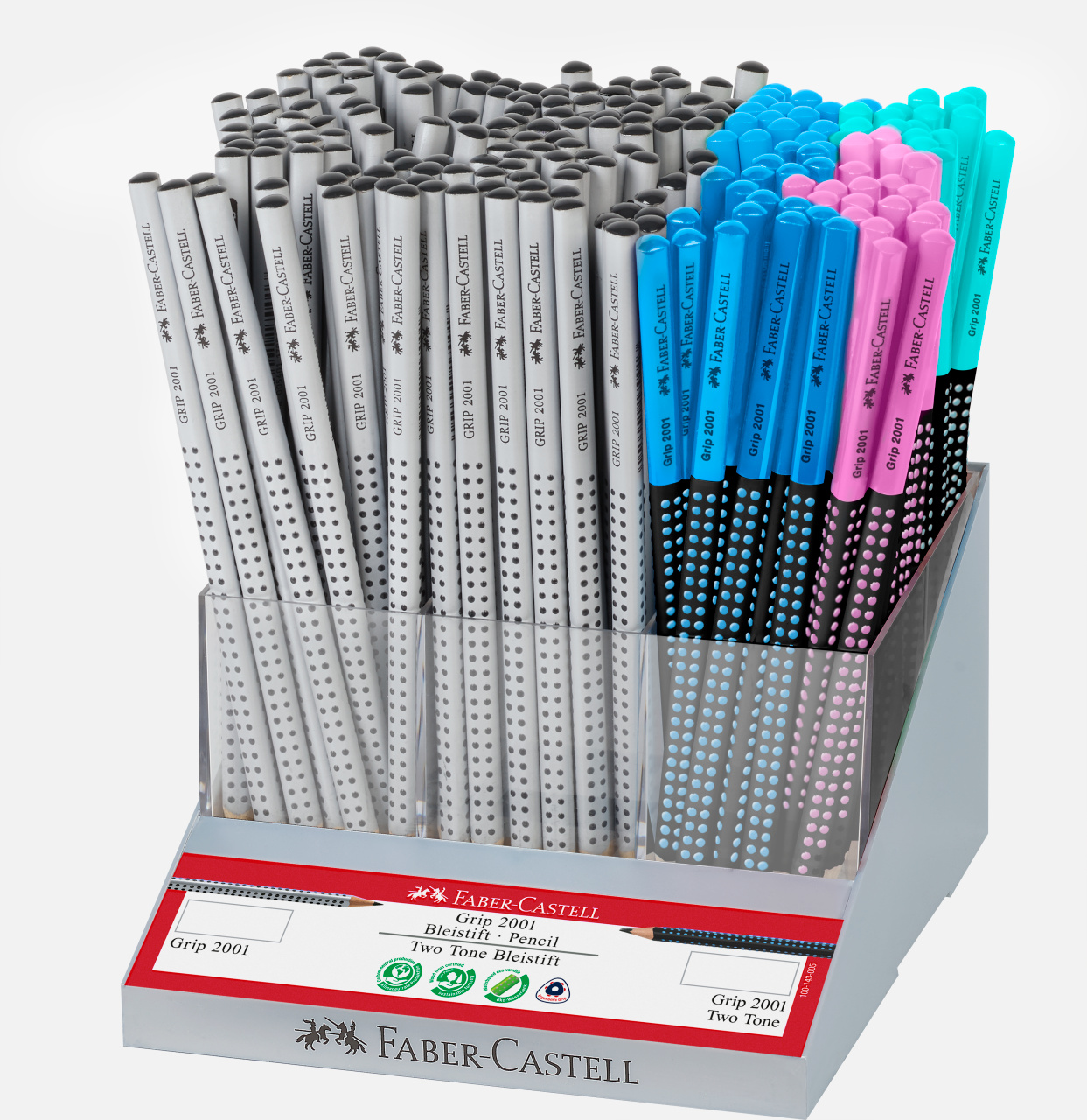 Display 216 Buc Creion Grafit Grip 2001 Faber-castell