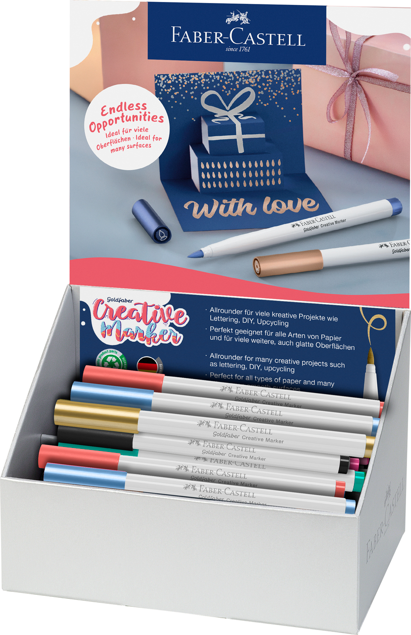 Display 50 Markere Creative Goldfaber B Faber-castell