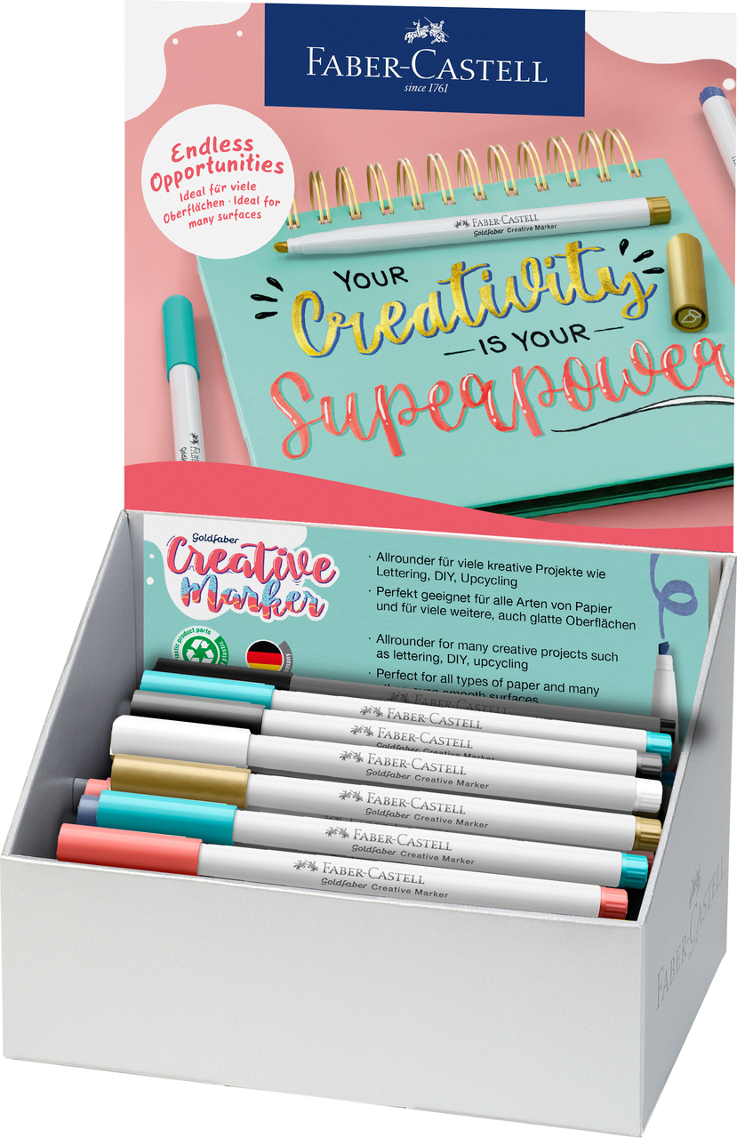 Display 50 Markere Creative Goldfaber C Faber-castell