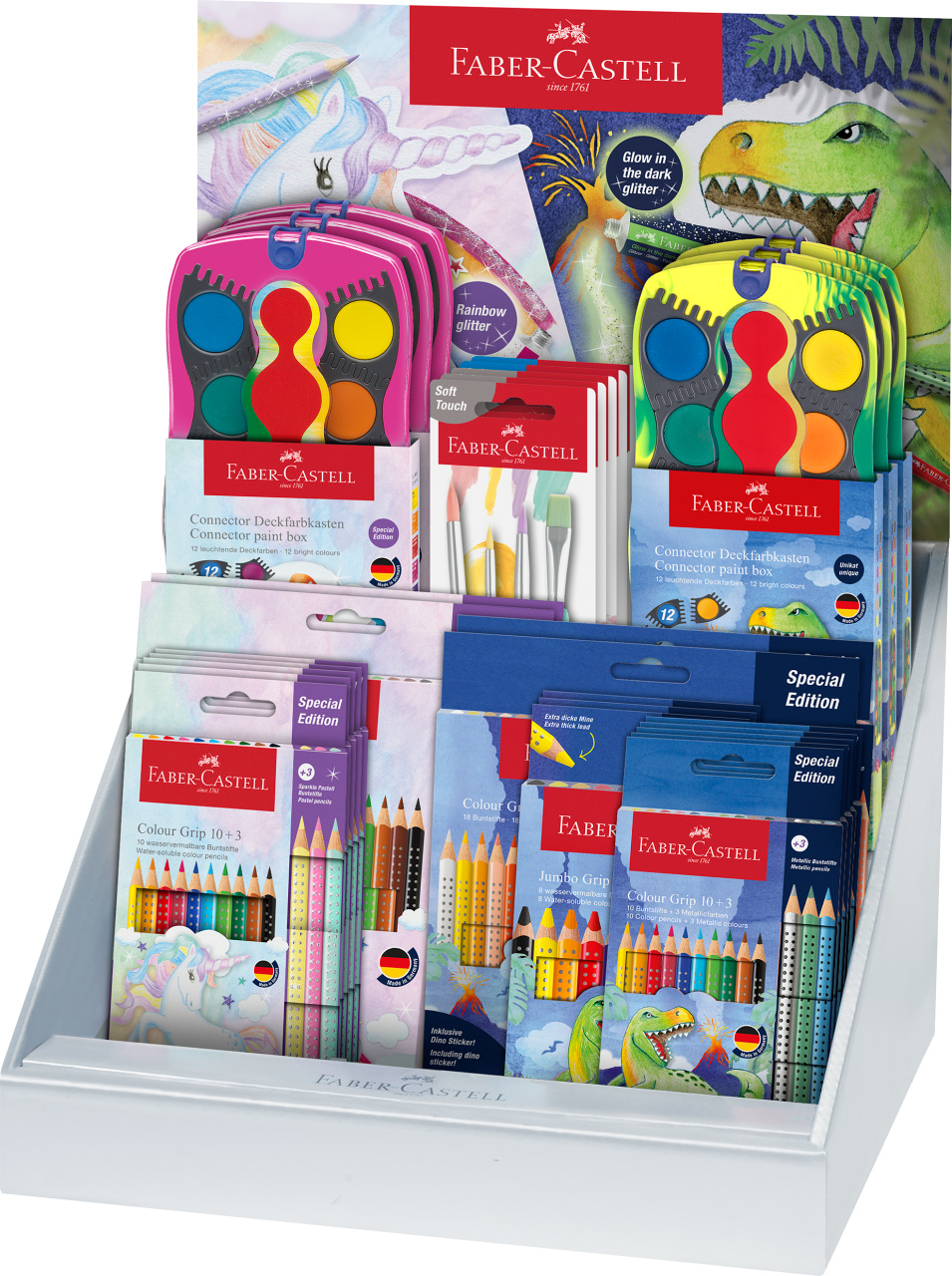 Display Concept Unicorni Si Dinozauri 2024 Faber-castell