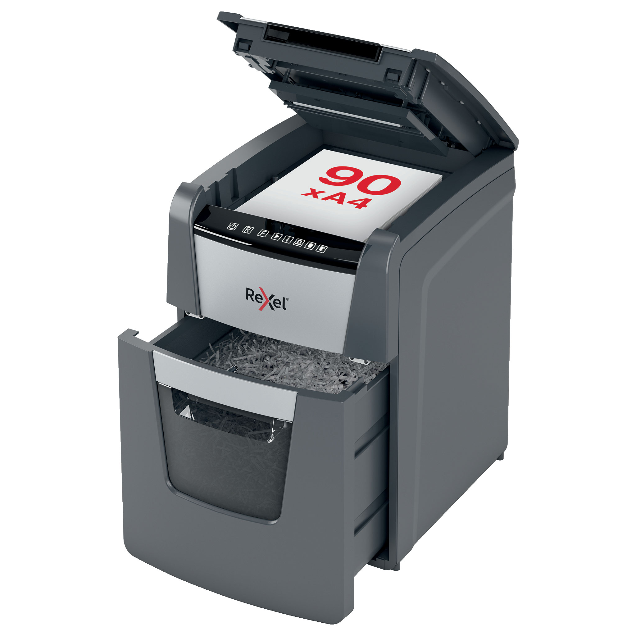 Distrugator Automat Optimum 90X P4 Cross Cut 90 Coli Rexel