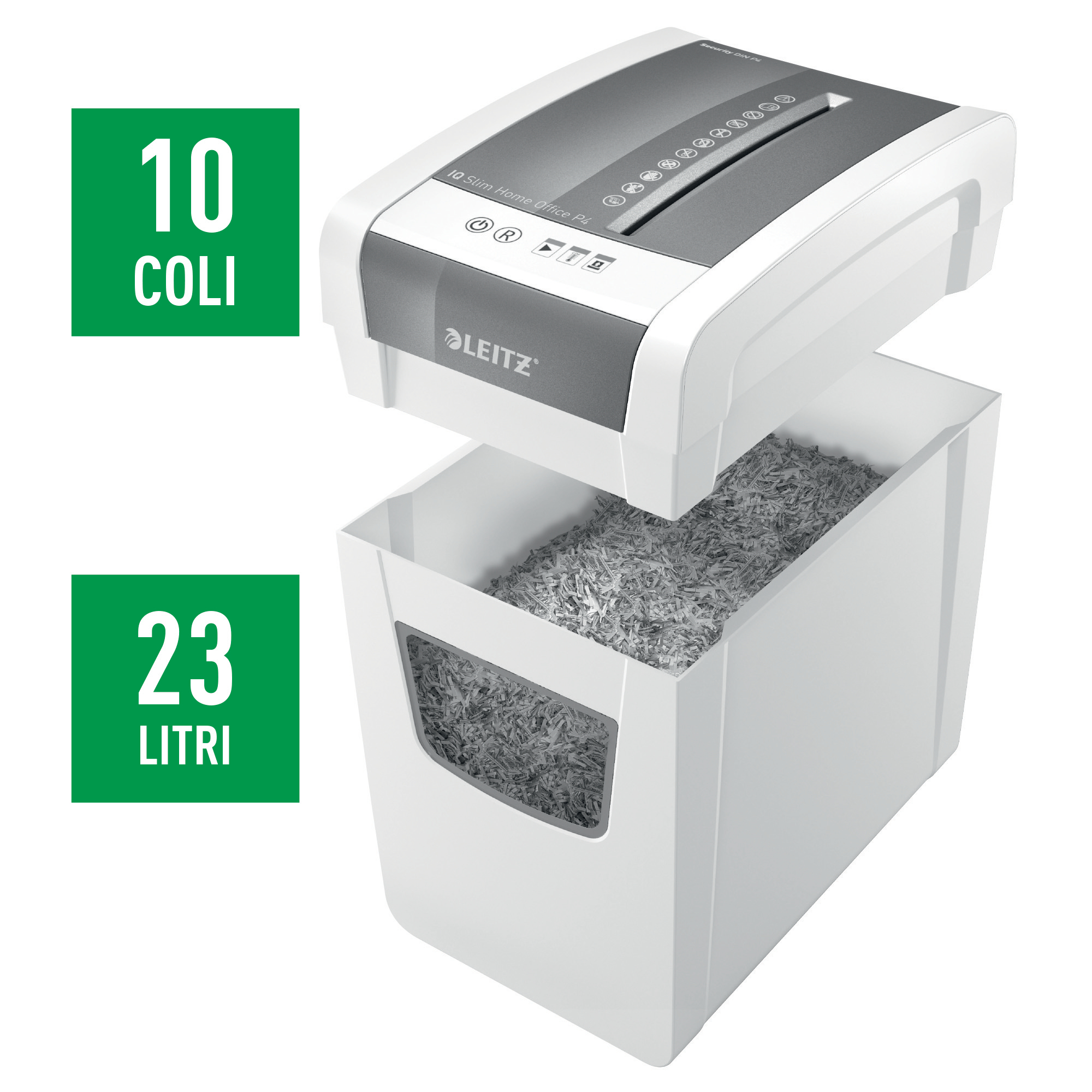 Distrugator Doc Iq Slim Home Office Cross-cut Leitz