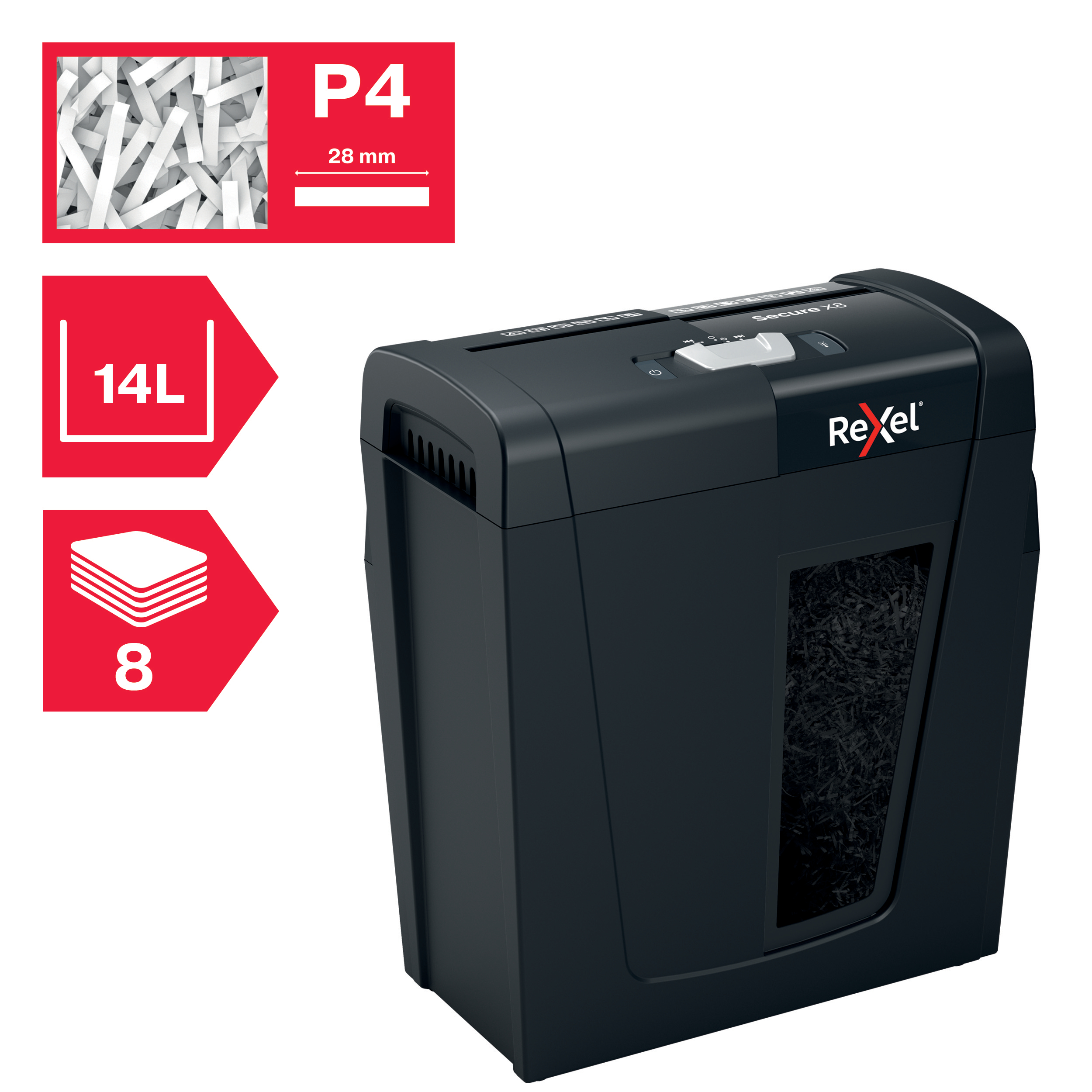 Distrugator Doc Manual Secure X8 Cross-cut Rexel
