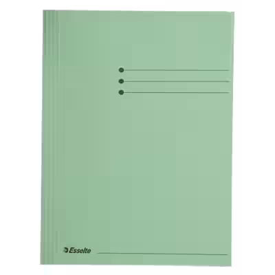Dosar Carton Plic Verde Pal Esselte