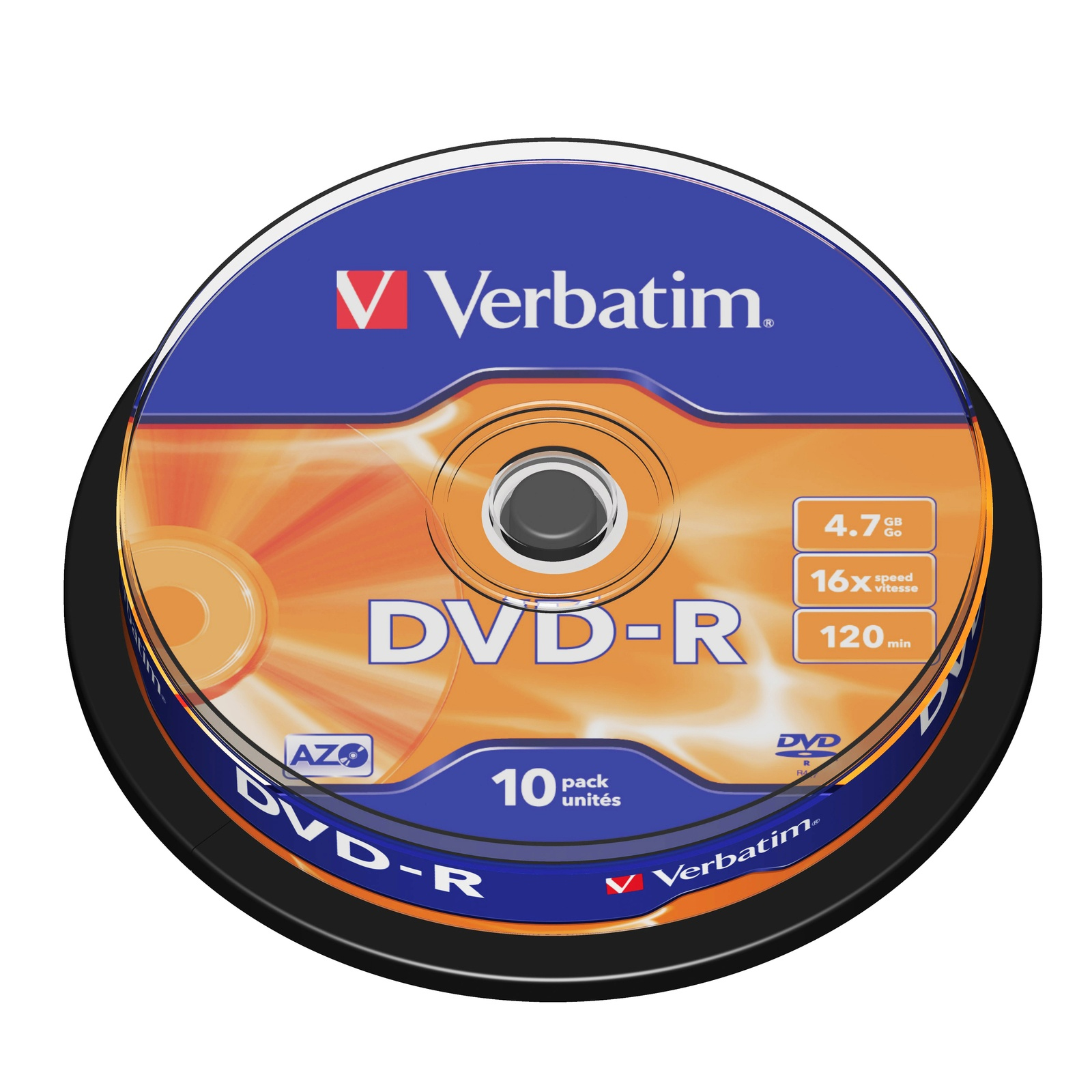 Dvd-r 10/Set Verbatim 4.7 GB 16X 43523