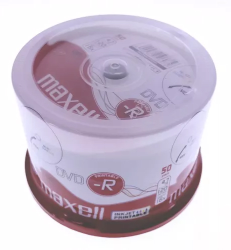 Dvd-r Printabil 50/Set 4.7 GB 16X Cake BOX Maxell