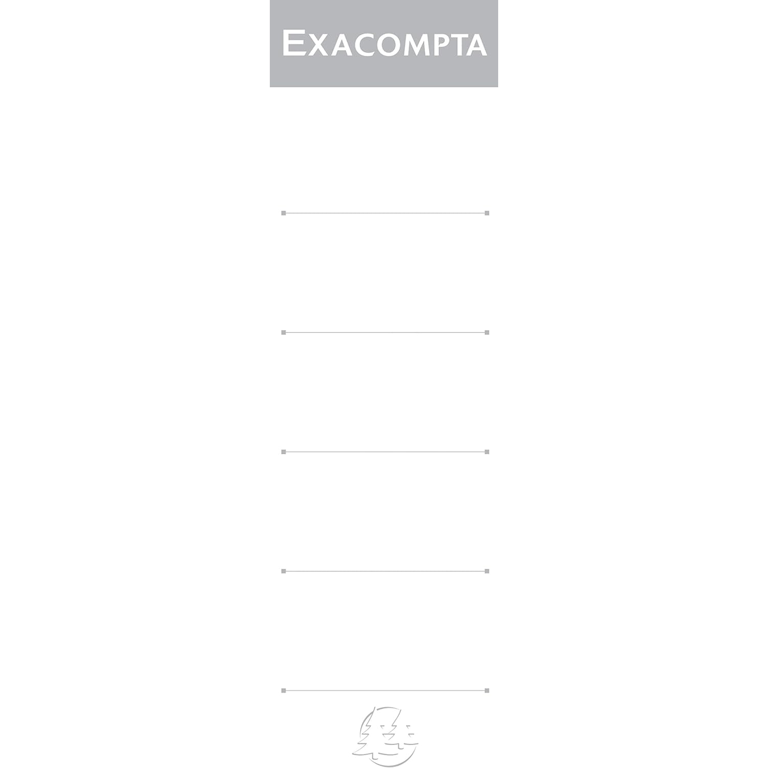 Etichete Biblioraft 7.5 Cm 10/Set Exacompta