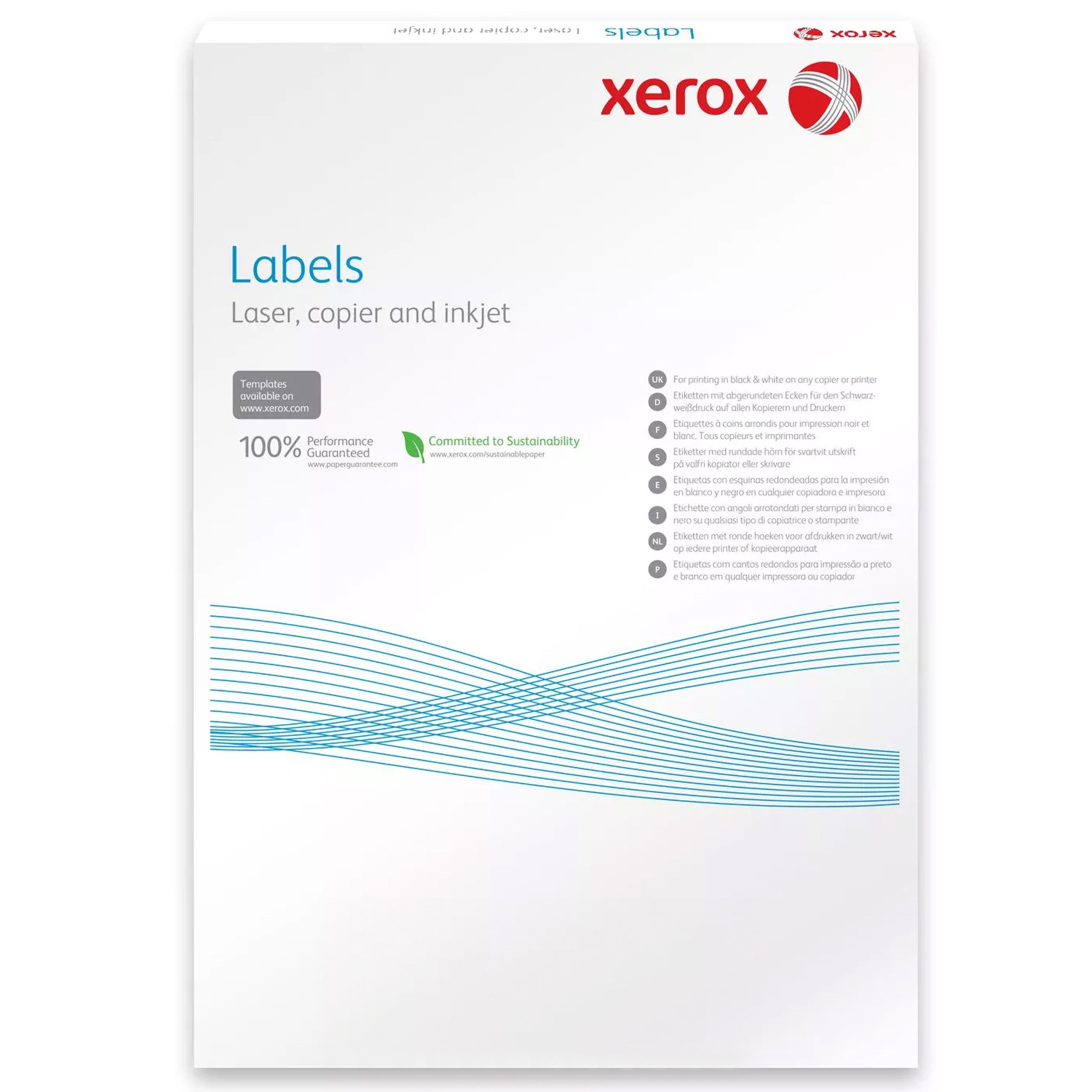 Xerox Etichete Colotech Superlucios 1/SRA3 160G 250/Top Colturi Drepte