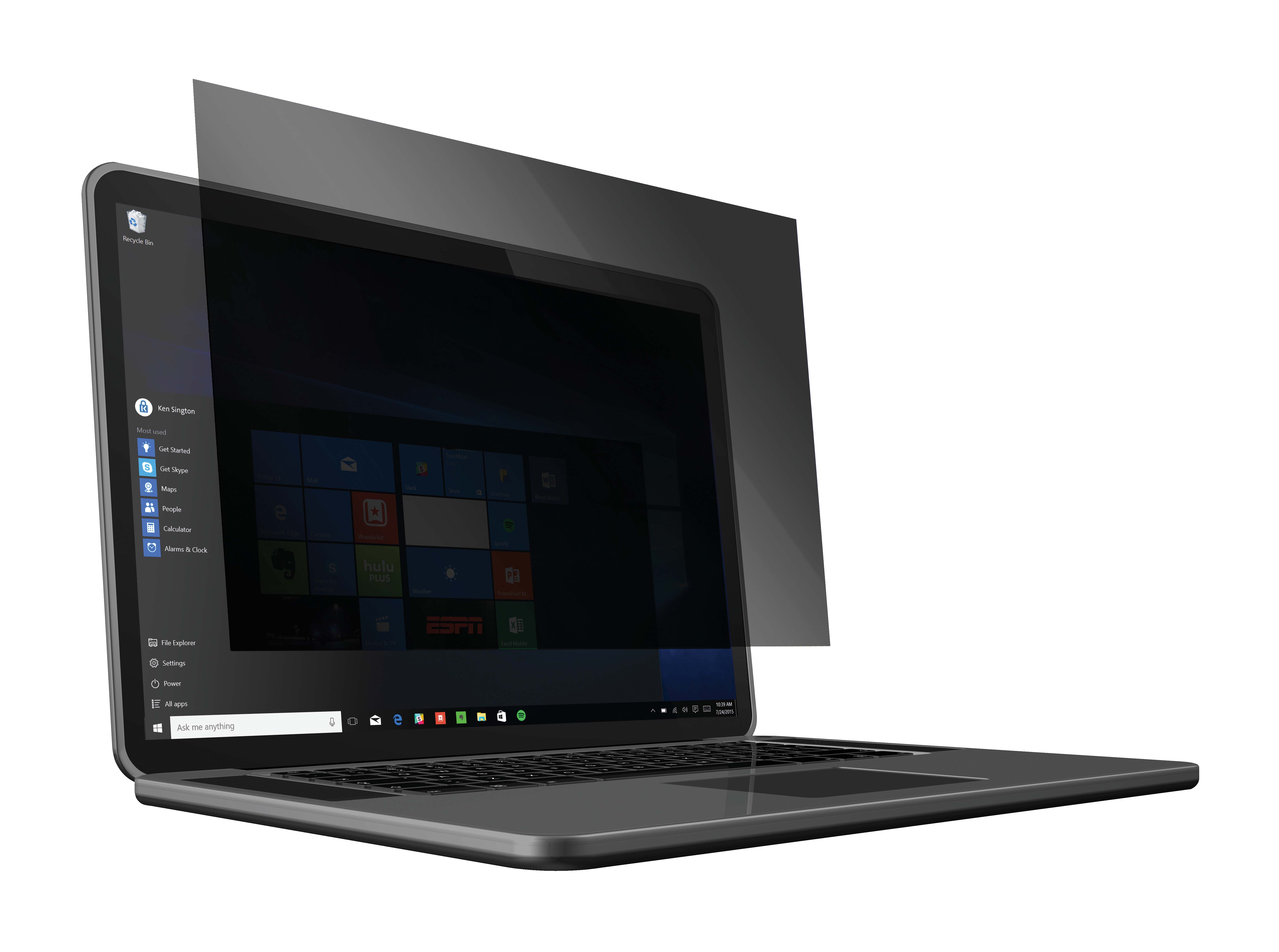 Filtru Confidentialitate Pentru Laptop 15.5" 16:10 2 Zone Kensington