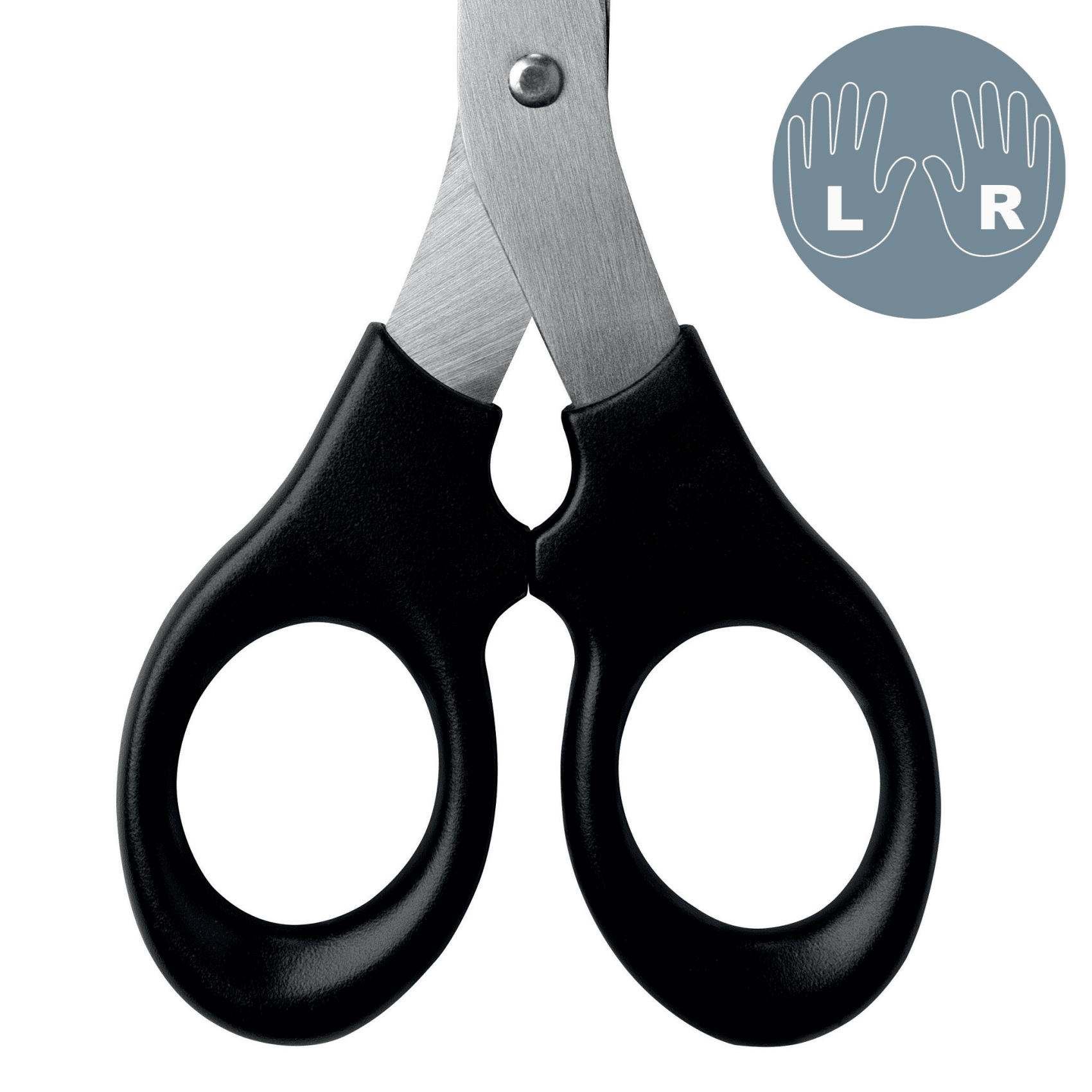 Foarfeca birou 16.5cm neagra otel inoxidabil leitz [3]