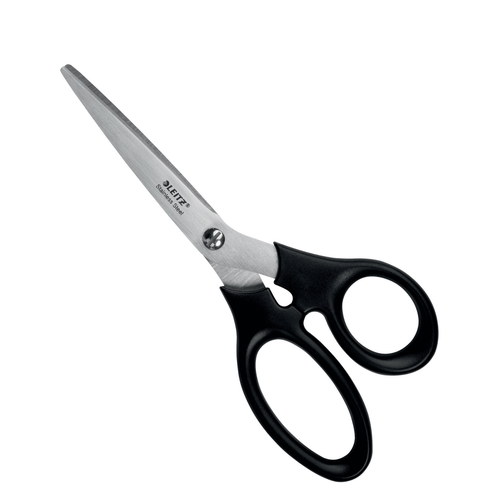 Ambalare și etichetareArticole pentru tăiere - Foarfeca birou 18.5cm neagra otel inoxidabil leitz