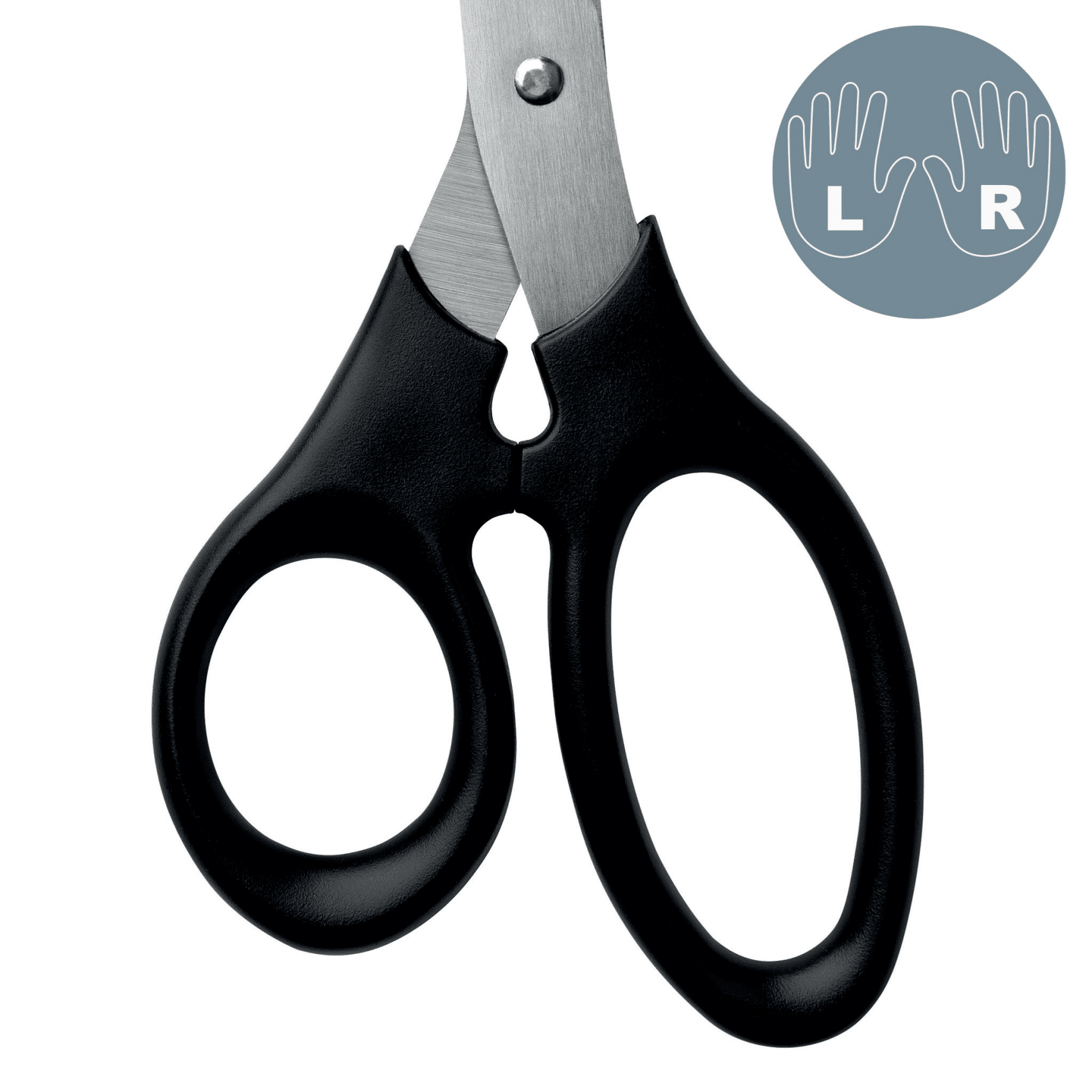 Foarfeca birou 18.5cm neagra otel inoxidabil leitz [3]