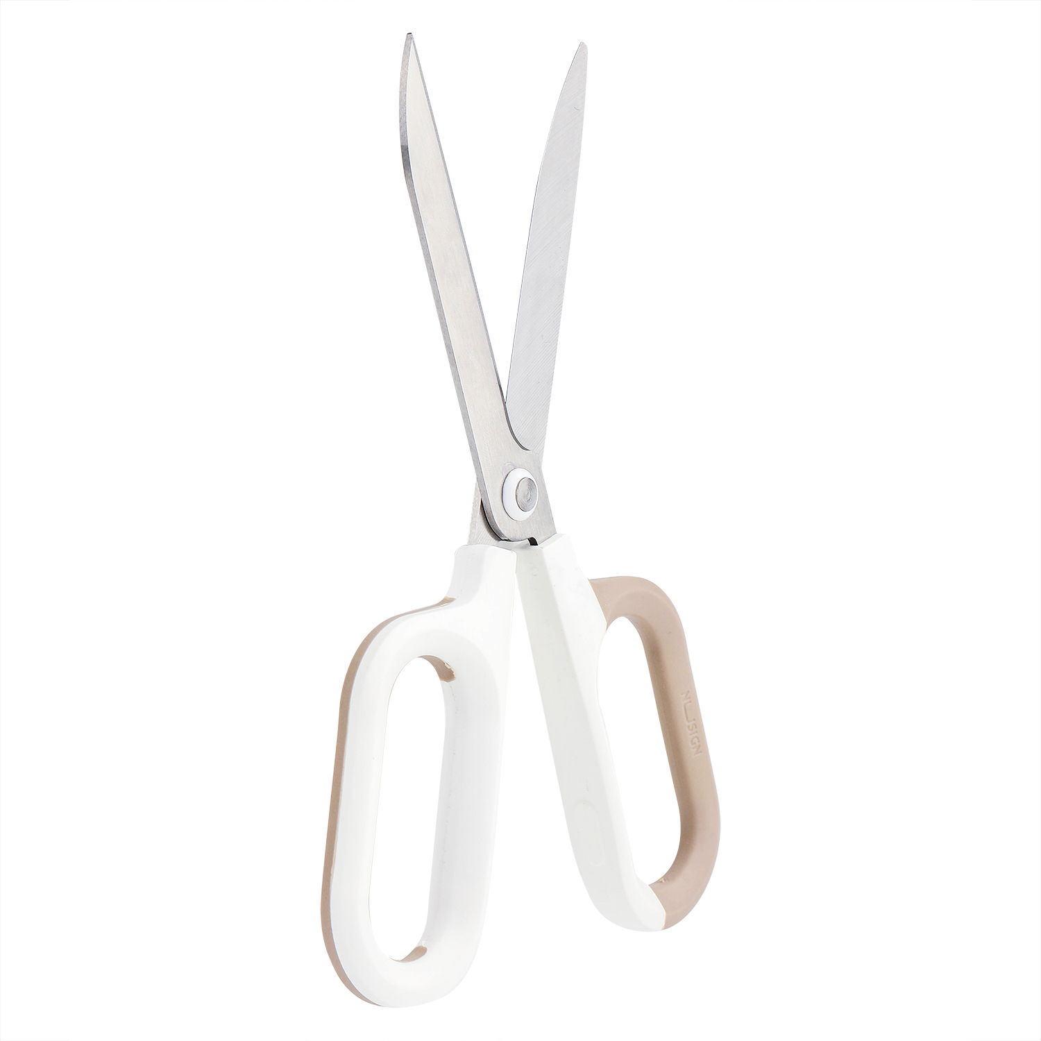 Foarfeca birou 18cm bicolora alb-crem nusign deli [3]