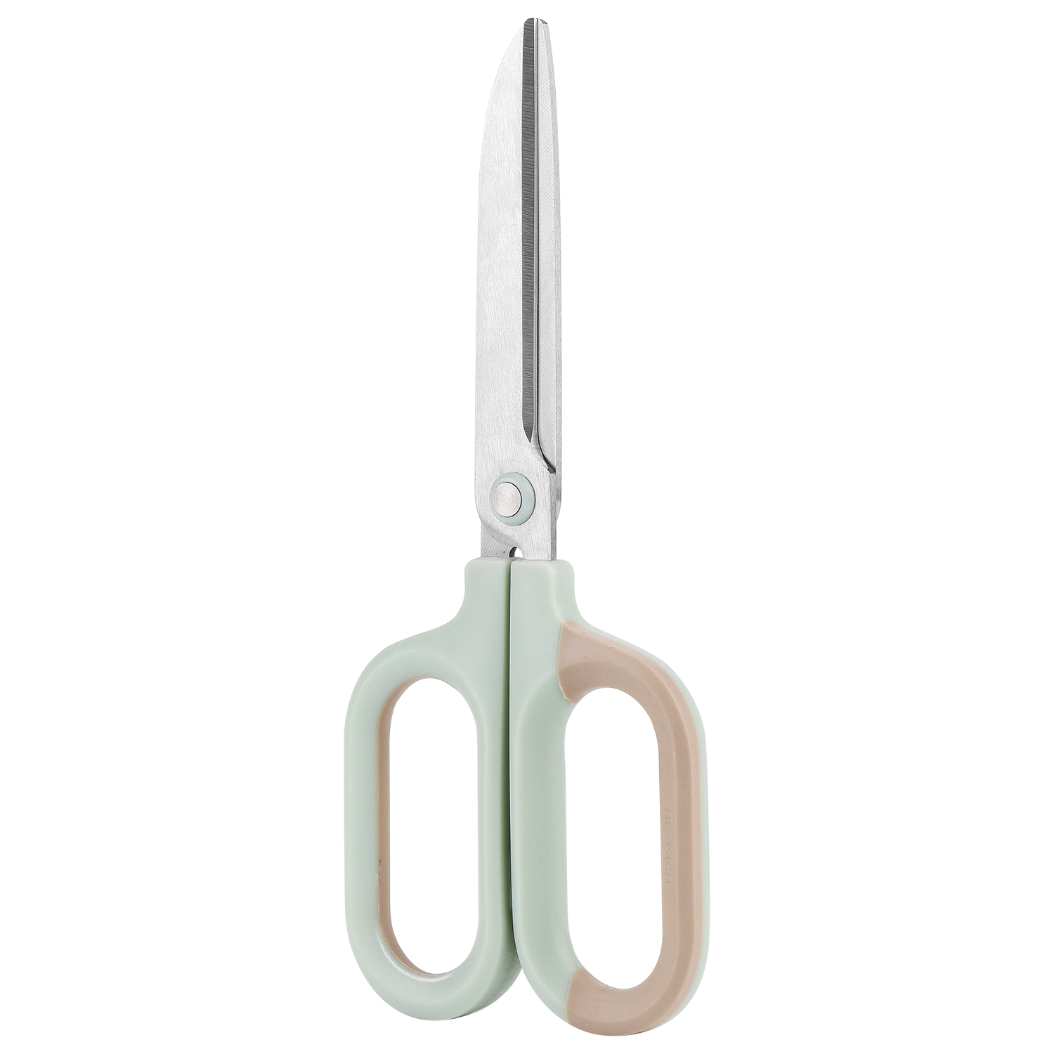 Foarfeca birou 18cm bicolora vernil-crem nusign deli [1]