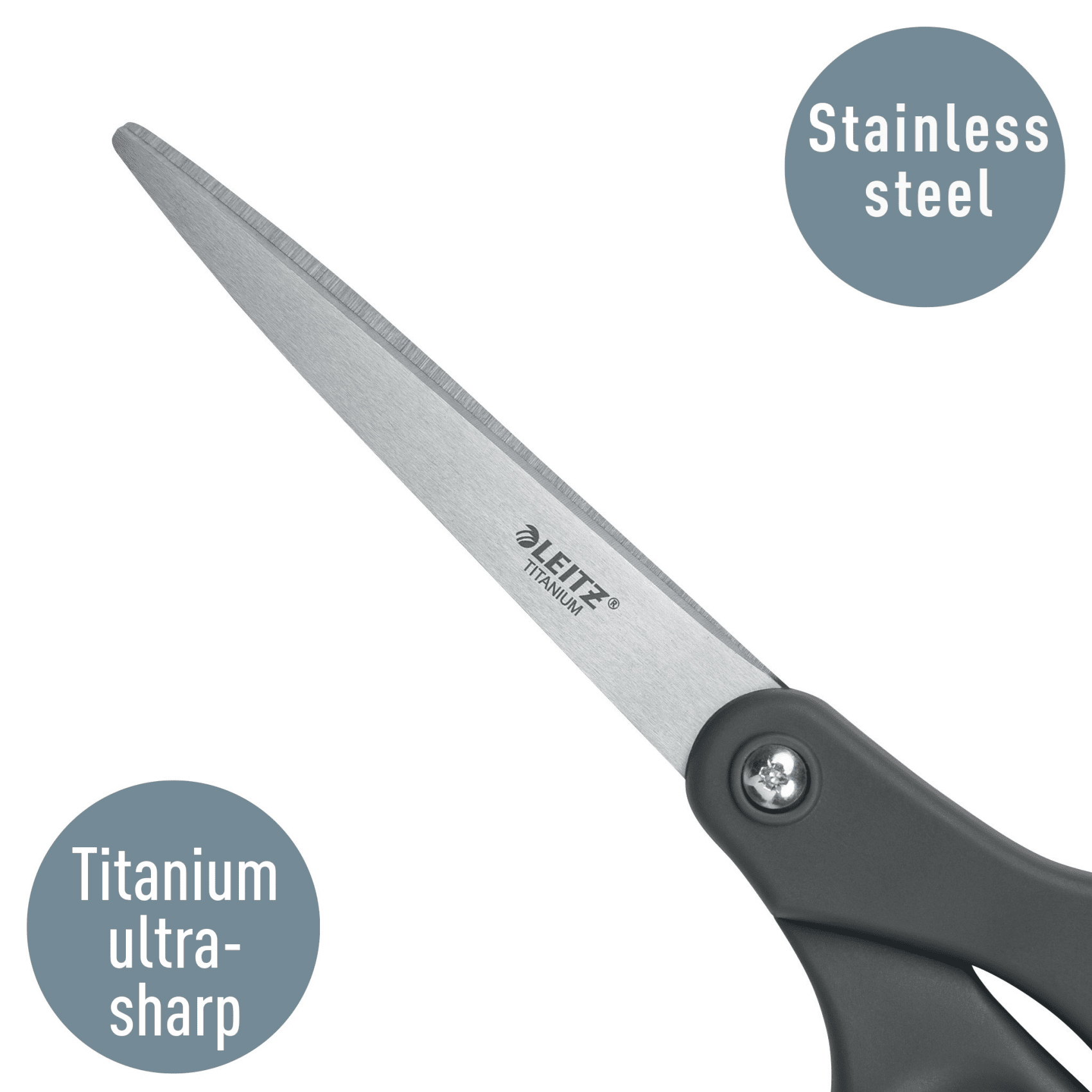 Foarfeca birou 20.5cm gri titanium leitz [2]