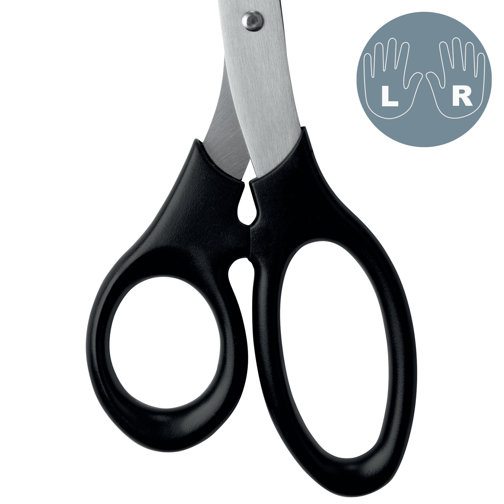 Foarfeca birou 20cm neagra otel inoxidabil leitz [3]