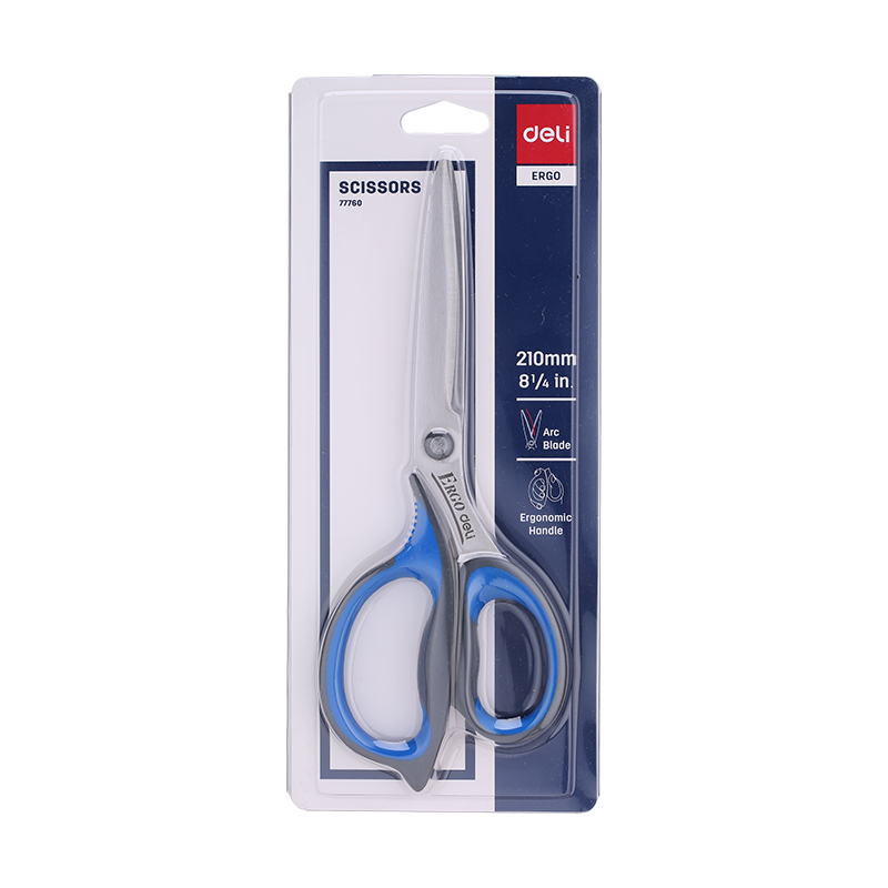 Foarfeca birou 21cm cu grip deli [4]