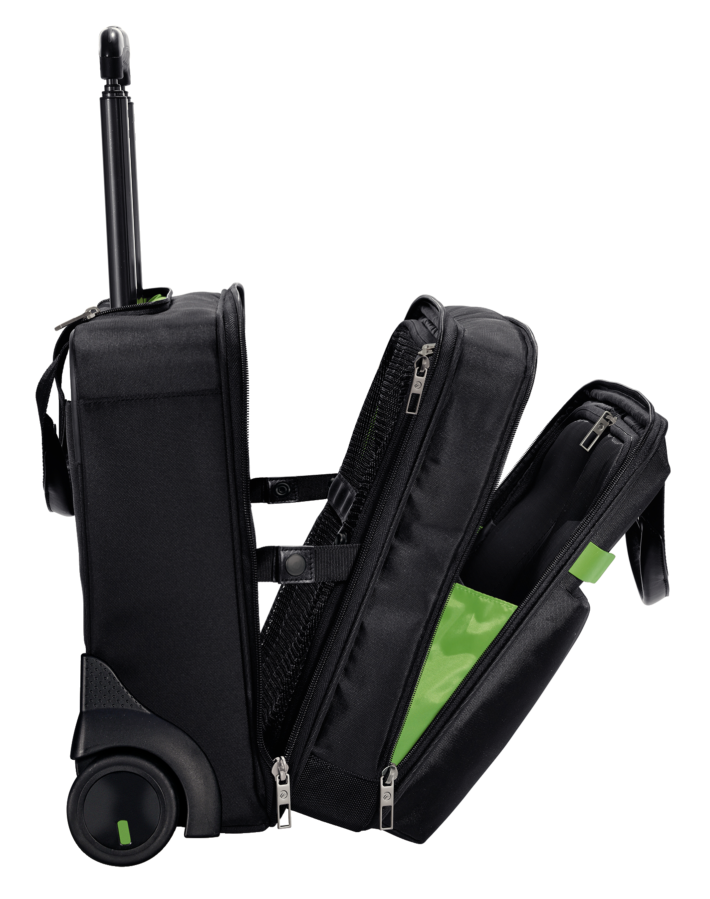 Geanta cu 2 rotile neagra smart traveller leitz [2]