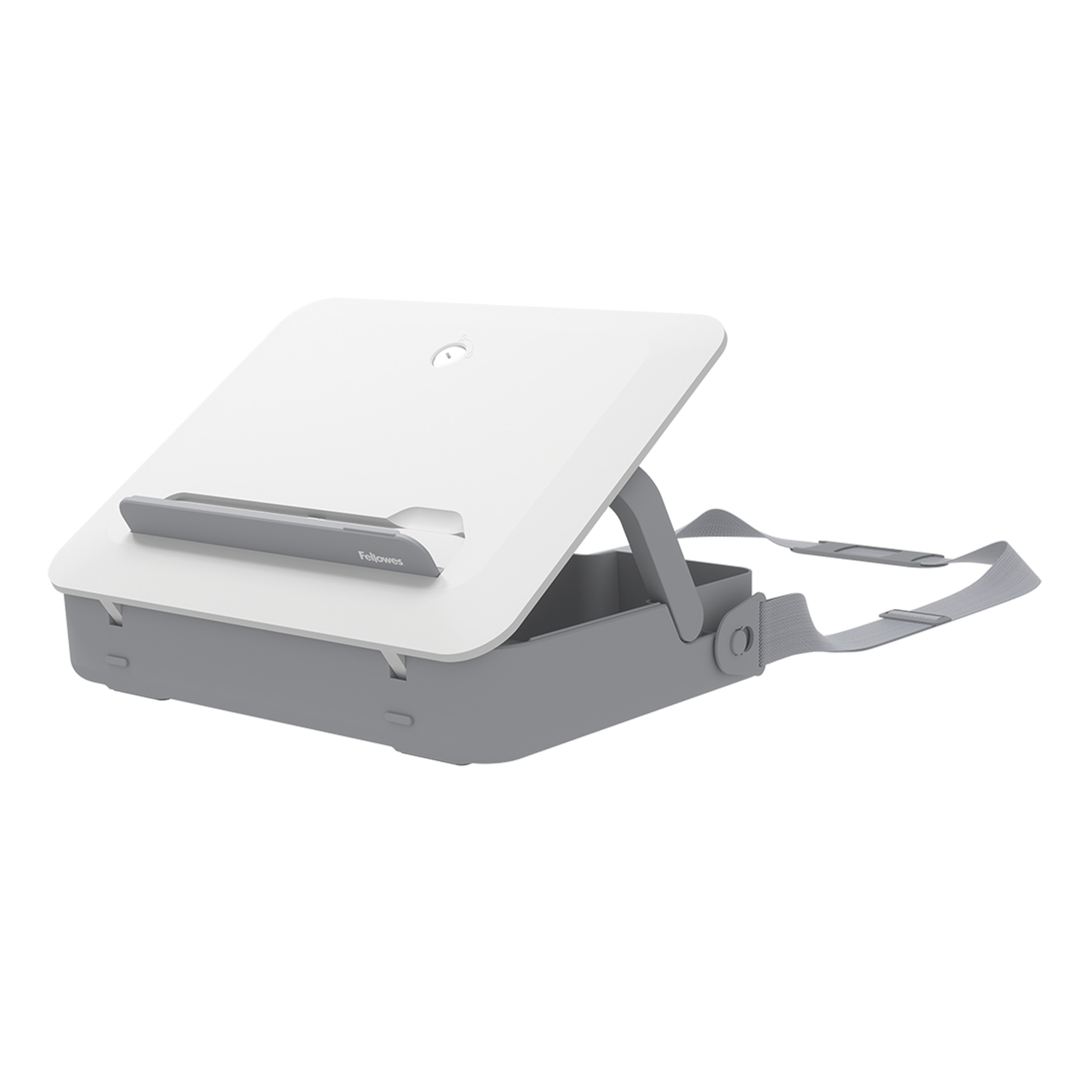 Fellowes Geanta Laptop Cu Suport Ergonomic Inclus Alba Breyta