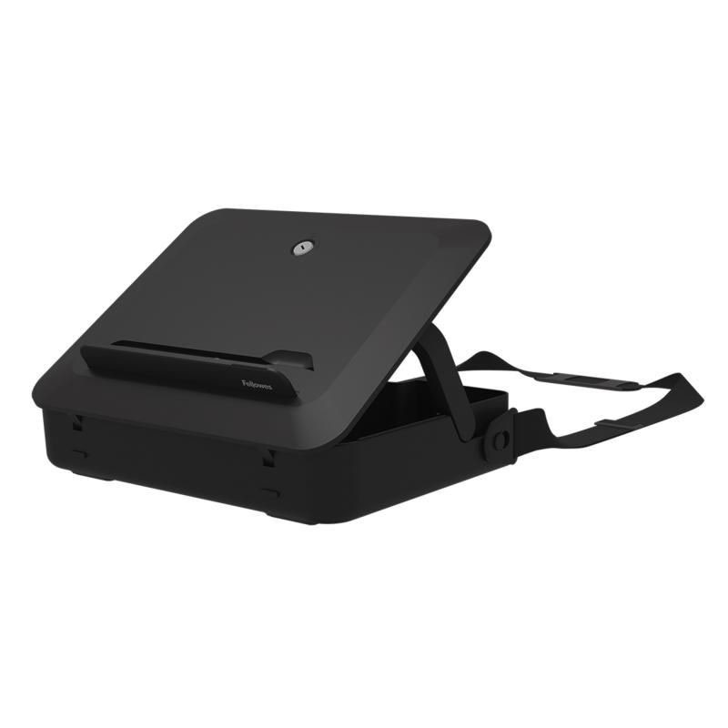 Fellowes Geanta Laptop Cu Suport Ergonomic Inclus Negru Breyta